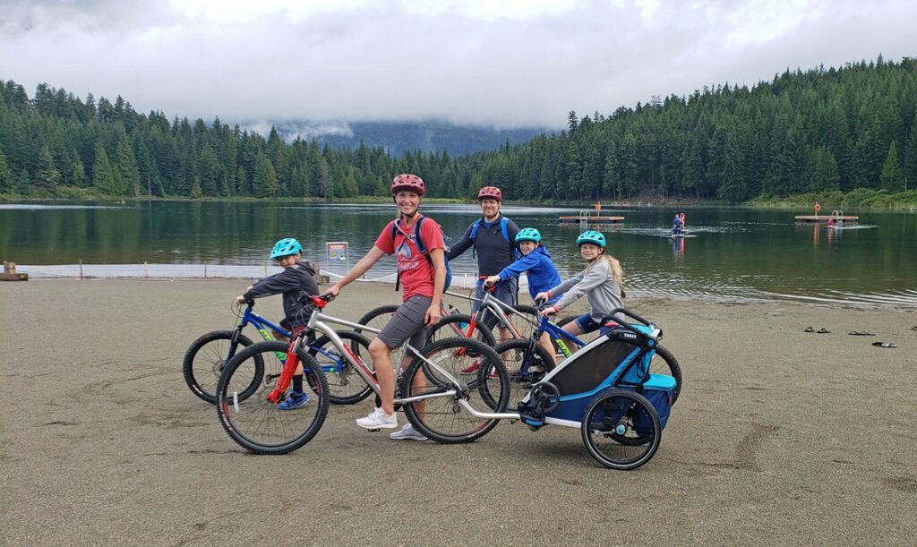 THULE CROSS DOUBLE STROLLER BIKE TRAILER