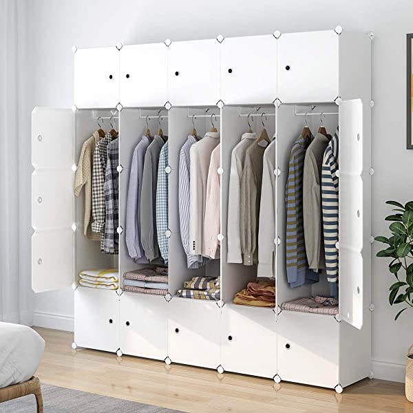 Aeitc Portable Wardrobe Closets 14