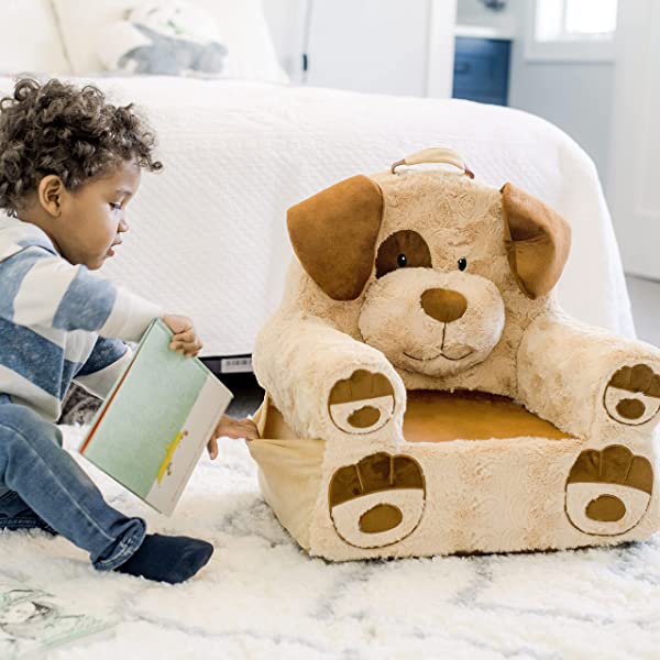 Soft Landing Fox Sweet Seats | Premium Character Chair with Carrying Handle & Side Pockets – Orange