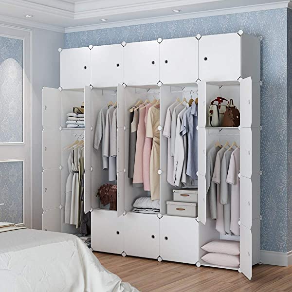 Aeitc Portable Wardrobe Closets 14